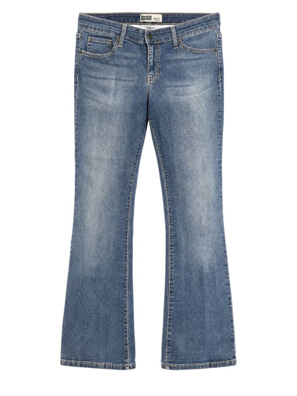 Levi's Signature Womens Blue Modern Bootcut Jeans Size 12
